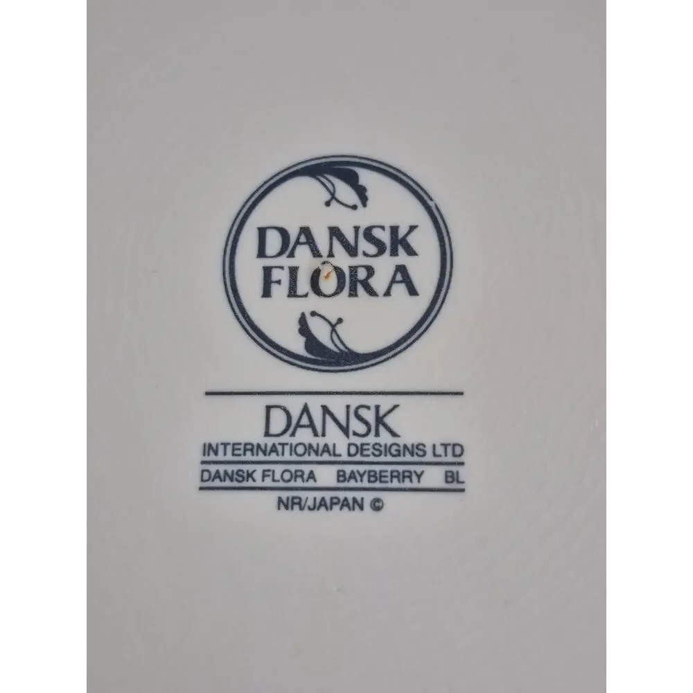 VTG Dansk Flora‎ Trivet Bayberry by Niels Refsgaard 1920 Design Blue White New